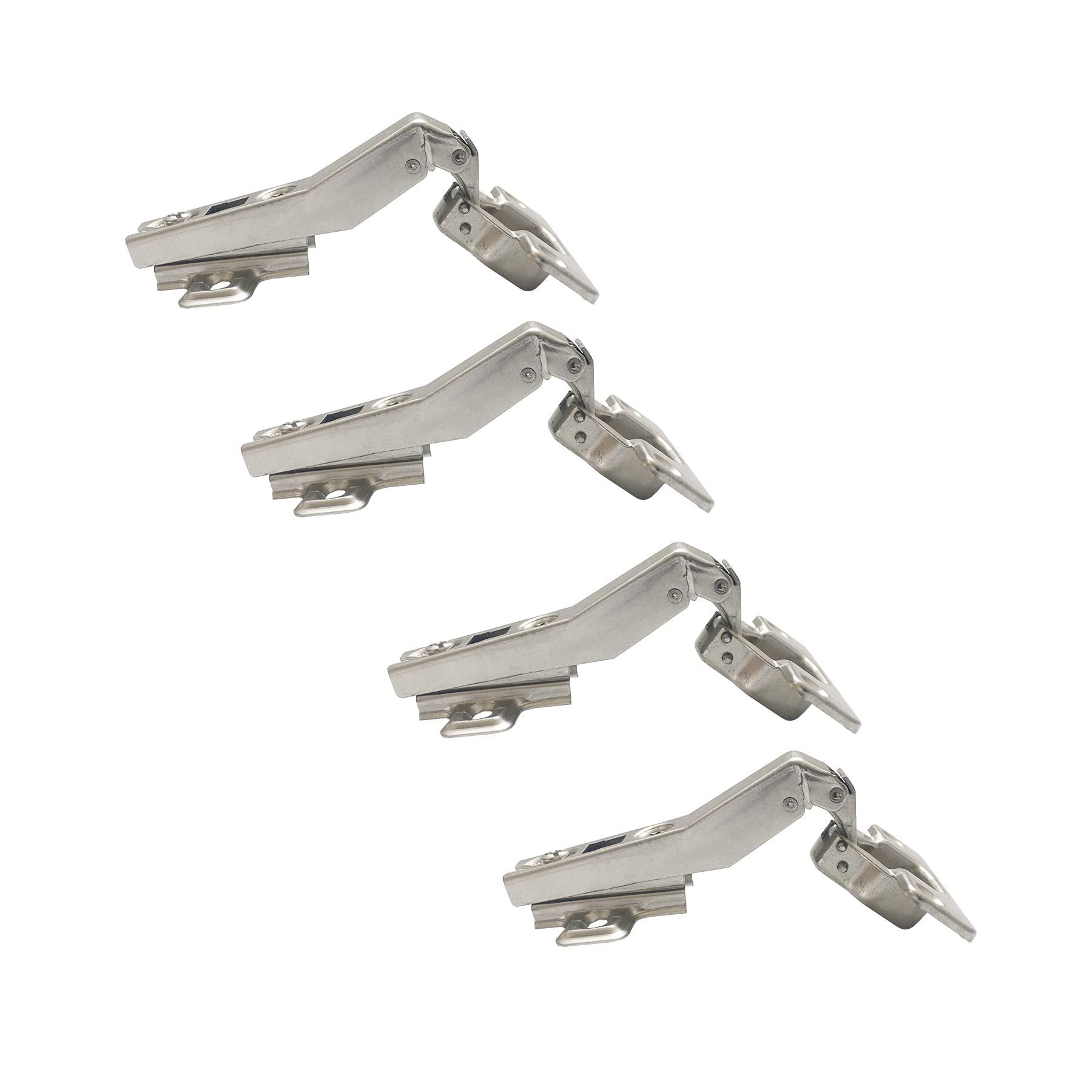 LIKERAINY 45 Degree Hinge Ø 35mm Without Damper for Special Corner Door Hinges for Cabinet Cupboard Wardrobe Folding Angular Doors Pack of 4 — image 1