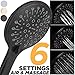 Sakaika 3 Setting 2.5 GPM Oil Rubbed Bronze Hand Held Shower Head Replacement with Massage & Aerated Spray from the Luxury Multifunction Handheld Showerhead Collection - Handshower Only Without Hose