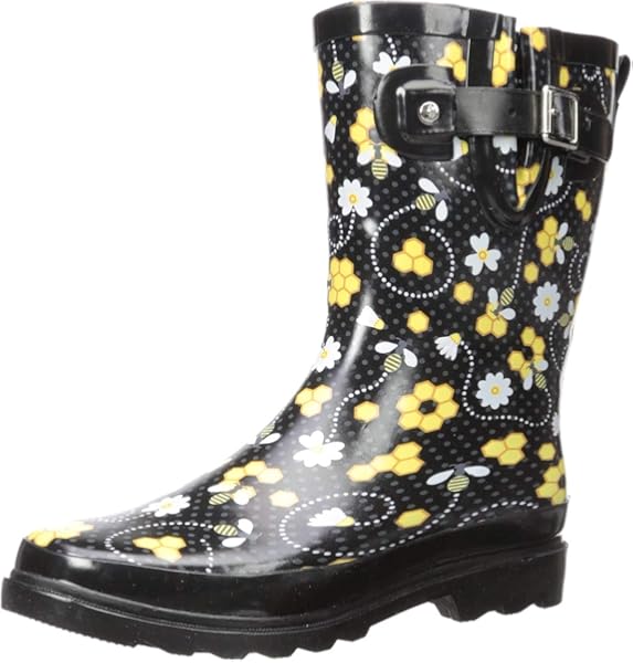 yellow chicken rain boots