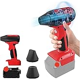 Jet Fan Mini Blower，130000 RPM Cordless Air Duster Comaptible with Milwaukee M18 18V Batteries with 4-Speed Control for Car Dust Cleaning, Outdoors BBQ Leaf Cleaning, Sofa's Pet Hair Cleaning