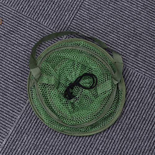 BESPORTBLE Setzkescher Angeln Fishing Drahtkescher Draht-Korb Nylon Fischreuse Fischernetz mit Kordeldeckel Zubehör… – Bild 4
