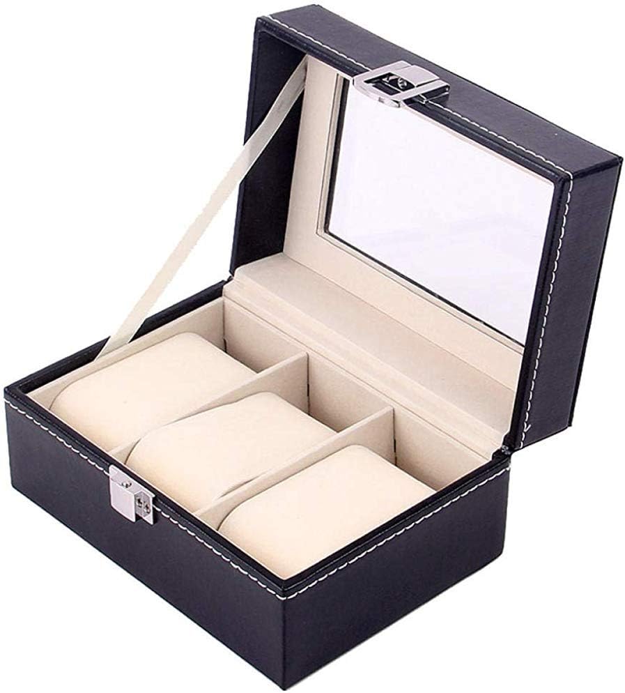 MU Caja de reloj de madera Cajas de joyería Hombre Mujer ...