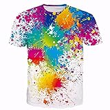 UNIFACO Unisex 3D Printed Crewneck Short Sleeve T-Shirt Top Tee