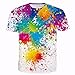 UNIFACO Unisex 3D Printed Crewneck Short Sleeve T-Shirt Top Tee