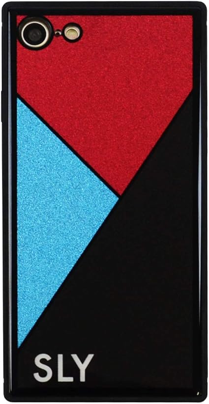 Amazon Iphone8 Iphone7 兼用 Sly 背面ガラスケース ラメ