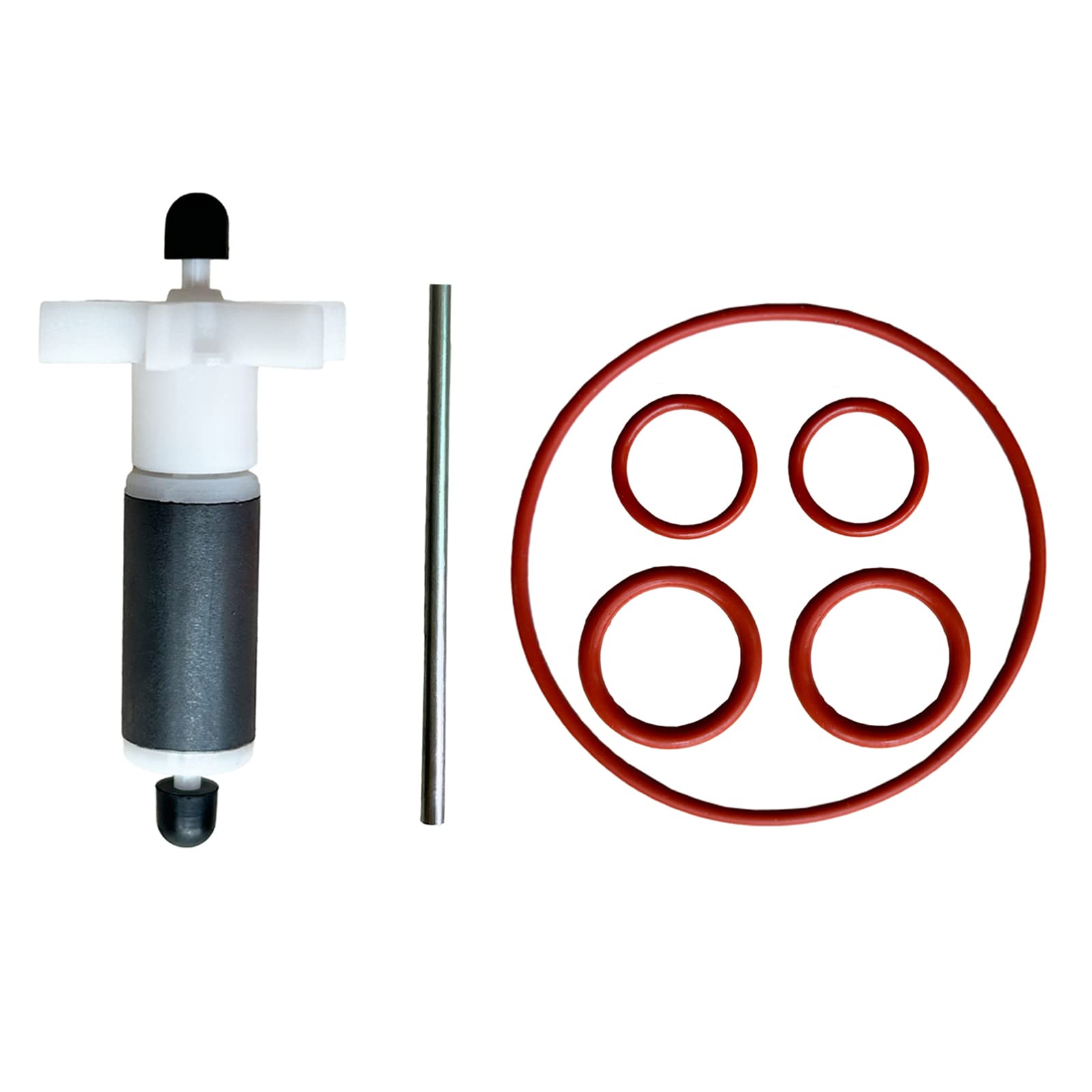 JZSMY Hot Tub Pump Rotor Impeller for Lay-Z-Spa #P4071 58113 E02 Impeller with 1Pcs Ceramic Shaft and 1Pcs Stainless Steel Shaft