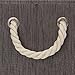 StorageWorks Storage Baskets, Large Fabric Storage Bins with Cotton Rope Handles, Taupe, Brown & Beige, 3-Pack