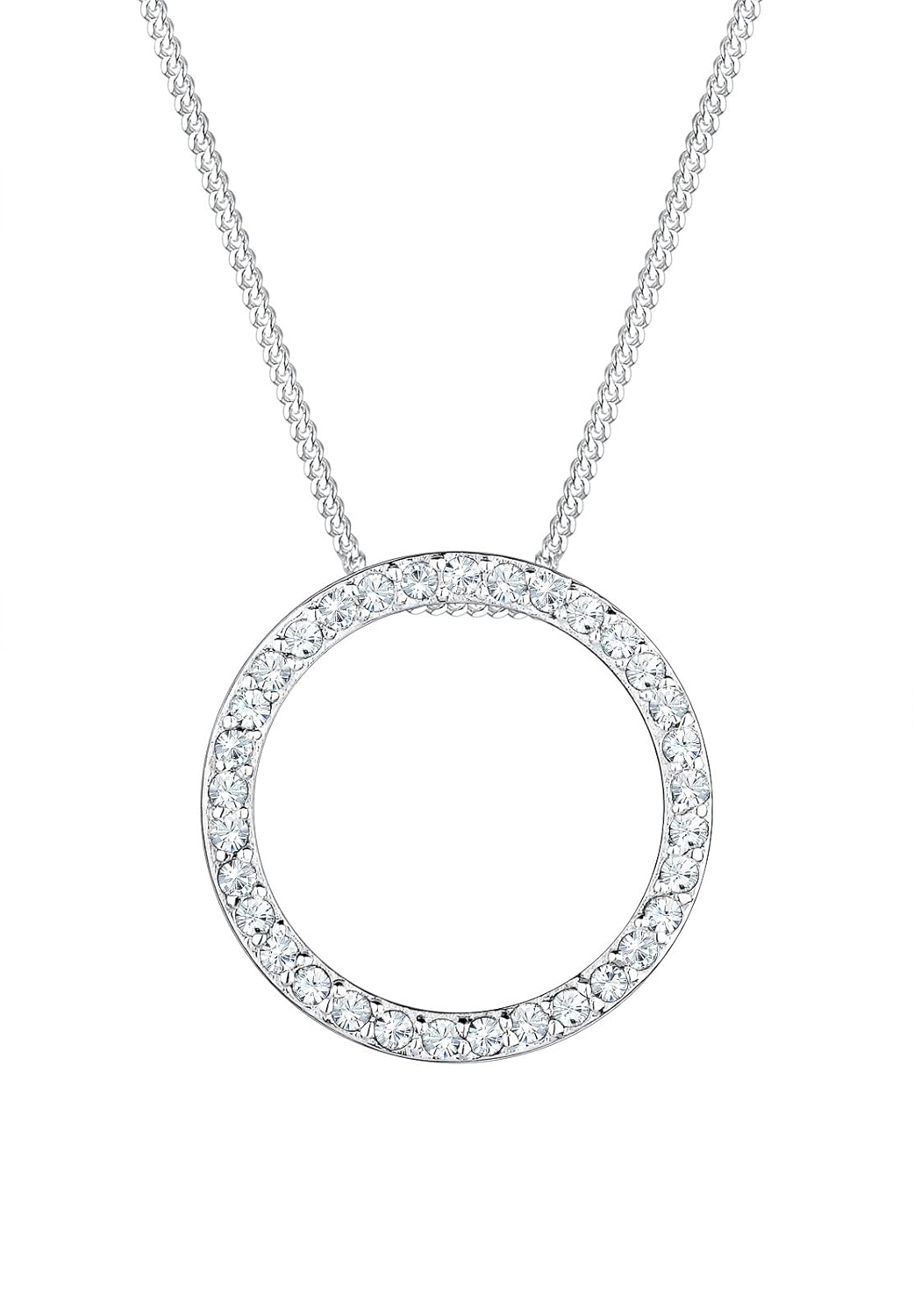 серебряное колье треугольной. колье круг на цепочке. подвеска в виде кольца. колье с кругом золото. колье с кругом посередине.