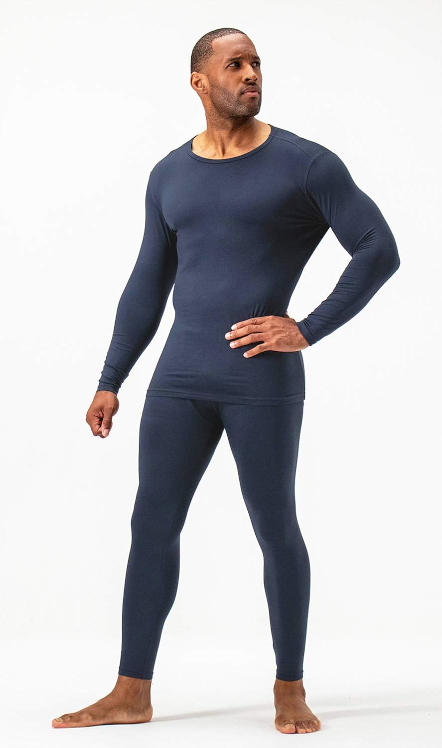DEVOPS Men's Thermal Underwear Long Johns Set with Fleece Lined at  Men’s Clothing store