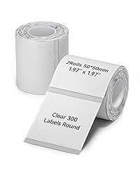 NIIMBOT Thermal Label Maker Paper 50×50 mm Clear