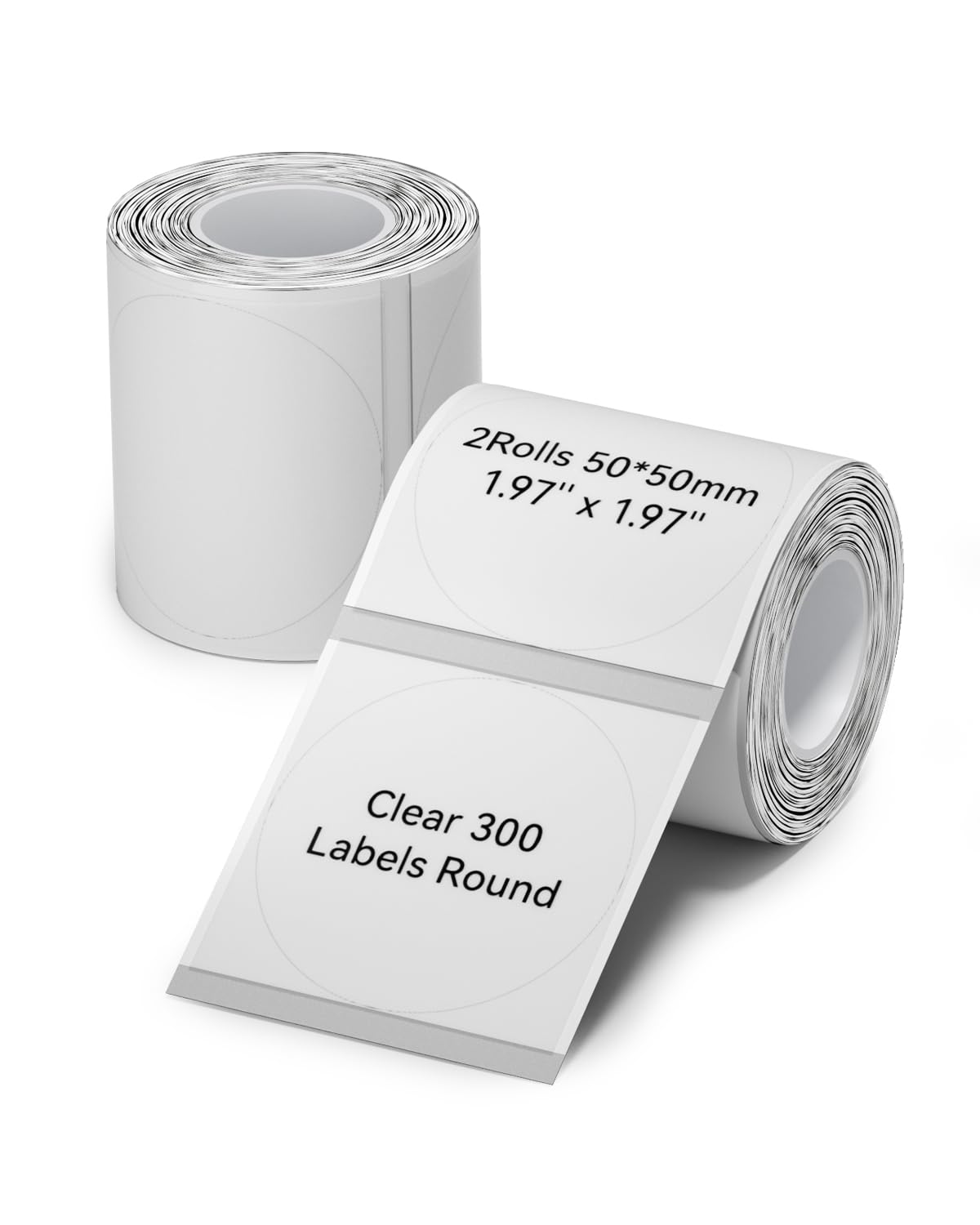 NIIMBOT Thermal Label Maker Paper 50×50 mm Clear