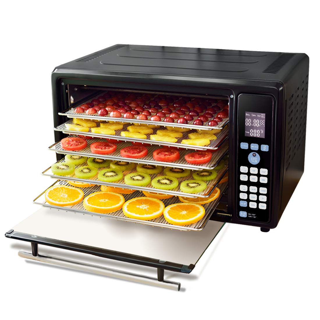 GOLUX MultiUse Smart Convection Countertop Ovens with 5 Drying Trays