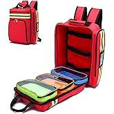 Be-Better Medical Bag First Aid bag Medical Backpack,Medicine Bag,First Aid Backpack with Removable Transparent Pouch for Traveling Nurses Home Car (Bag Only)