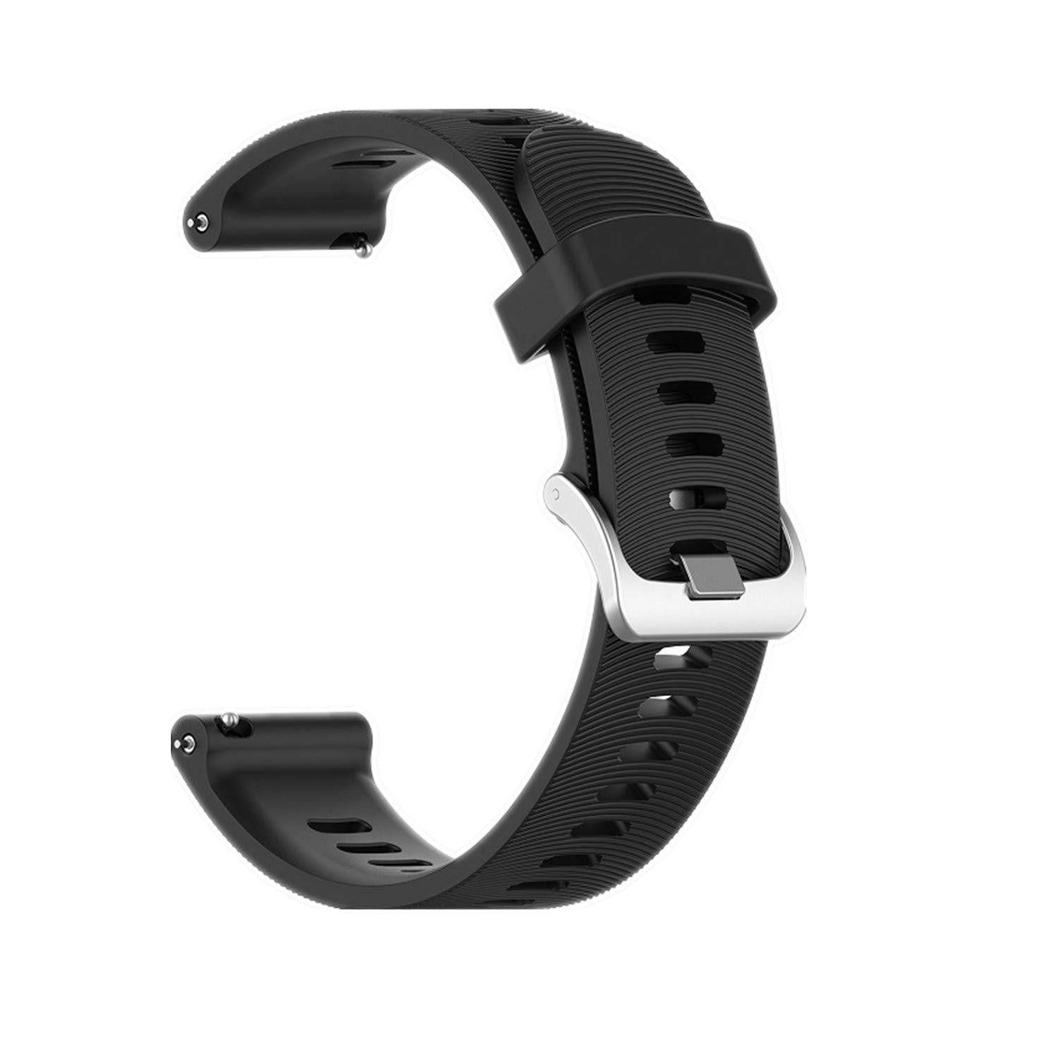 Huwokxix Compatible with Garmin Forerunner 55/645/645 Music/165//Vivoactive 5/6/3/Vivomove HR/Approach S40 Watch Band, Soft Silicone Replacement Strap Fitness Tracker