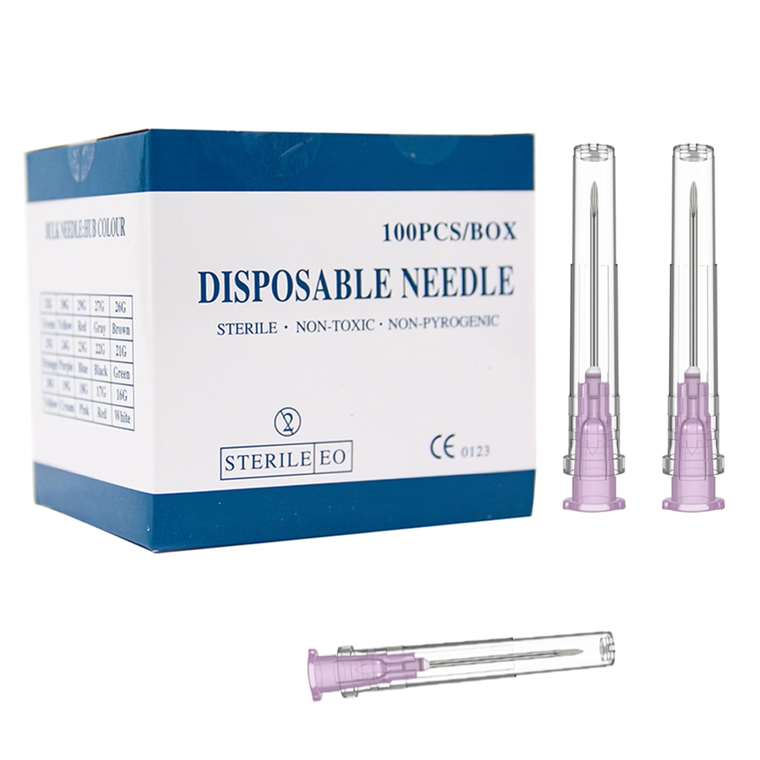 Photo 1 of 18 Gauge 1 Inch Needle (100Pack),Luer Lock Industrial Accessories Needles,Individually Wrapped