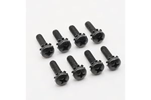 ReplacementScrews M4 14mm Screws Compatible with Many LG TV Stands - Set of 8