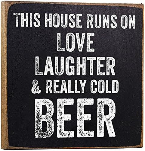 This House Runs On Love Wooden Sign