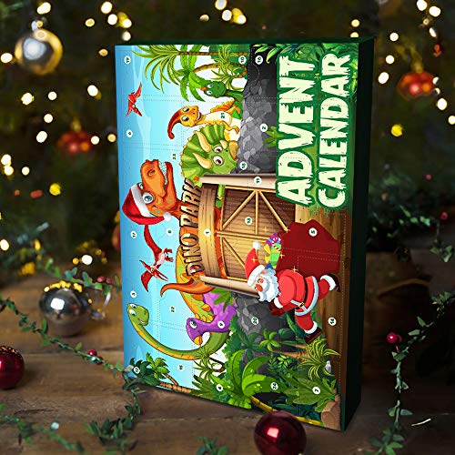 iZoeL Adventskalender Dino Dinosaurier Jungen Kinder 24 Überraschung Weihnachtskalender Geschenk für Kinder ab 4-12… – Bild 8