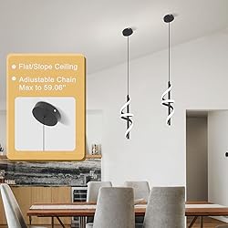 Vloitgol Spiral Led Pendant Light Fixtures, 5500K