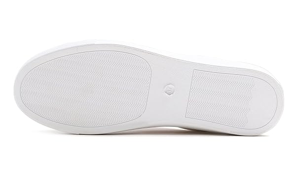 BREEZE NOUTHERLY WOMEN’S FASHION BLING DECO PARTY LIGHTWEIGHT VEGAN LEATHER SNEAKER WHITE LIGHT GOLD TRIM SIZE 7.5 M US