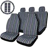 Copap 10pc Multi-Color Baja Saddle Blanket Car Seat
