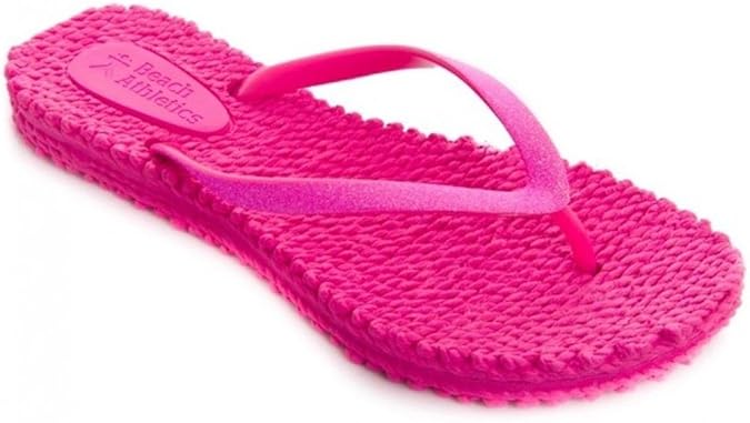 Amazon.com | Beach Athletics Rochefort Pink Womens Beach Flip Flops-6 | Boots