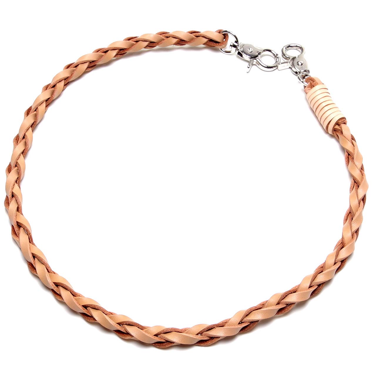 Mua Goodsland 本革 レザー 牛革 ウォレットチェーン 革 編み込み ロング おしゃれ メンズ 約58cm ナスカン カラビナ キーリング バイカー バイク 鍵 キーホルダー ひも 紐 財布 チェーン 落下防止 ストラップ Gd Wlchain 02 Tren Amazon Nhật Chinh