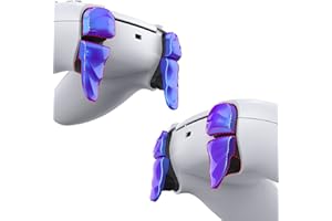 PlayVital Dune 2 Pairs Trigger Stop Shoulder Buttons Extension Kit for ps5 Controller, Stopper Bumper Trigger Extenders for P