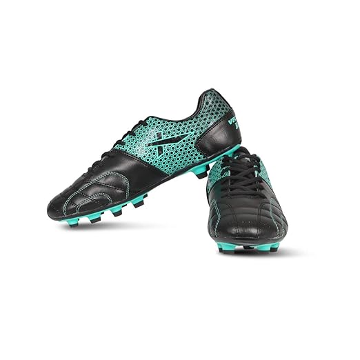 Vector X Breeze Football Shoes (BlackSea Green) Amazon.in Sports