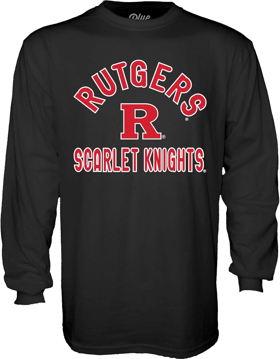 NCAA Rutgers Scarlet Knights Mens Long Sleeve T Shirt Line Up Secondary