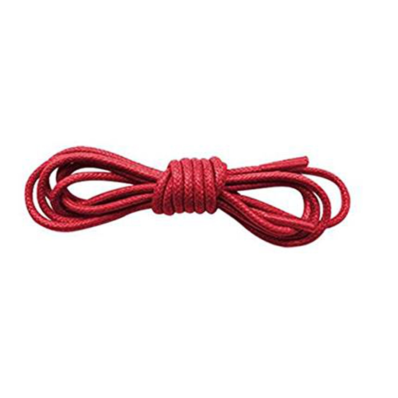 Red Shoelaces 2.5mm wide & 95cm Long Thin Cotton Waxed Shoe laces For Mens Shoes, Leather Oxford