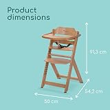Bebeconfort Timba Evolutive Wooden High Chair 6 Months-99 Years Natural view 6