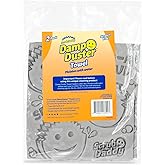 Scrub Daddy Damp Duster Towel - Durable Sponge-Like Dust Cleaner for Multisurface Dusting, Picking Up Pet Hair, Dirt & Grime 