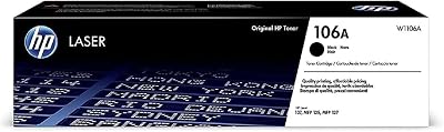 HP 106A Black Original Toner Cartridge W1106A for Laser 107 MFP 135 137