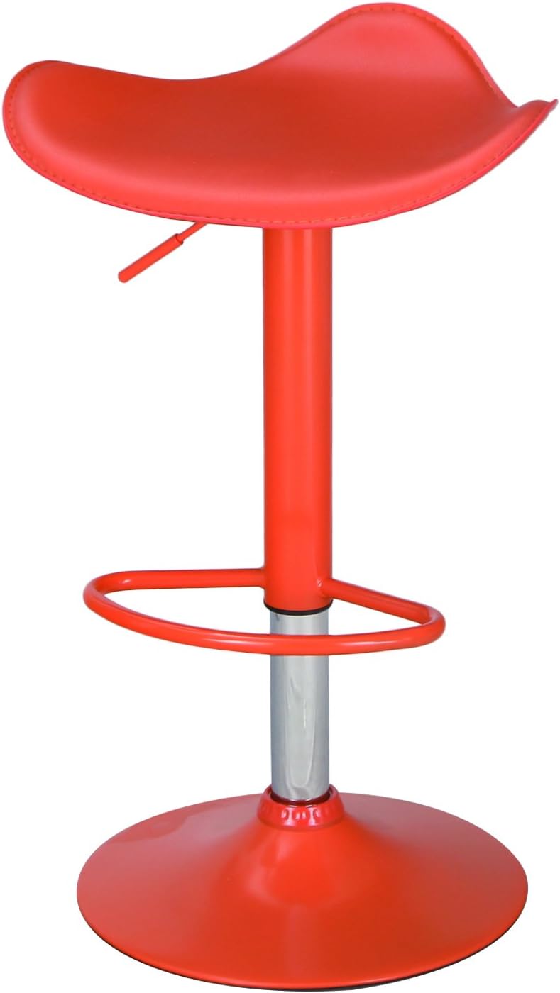 Best Bar Stool With Arm Rest Orange Set Of 2