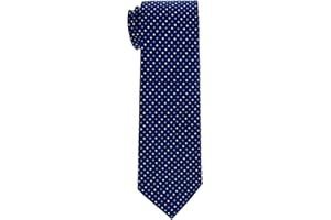 Retreez Dual Color Mini Polka Dots Woven Boy's Tie - 8-10 years