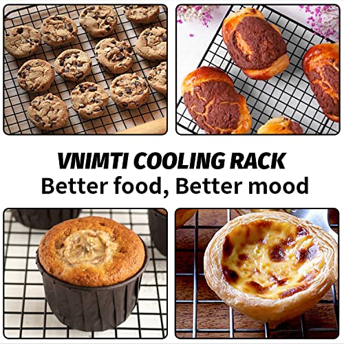 VNIMTI Cooling Racks for Baking, 9.84” x 15.75” Heavy Duty Enamel