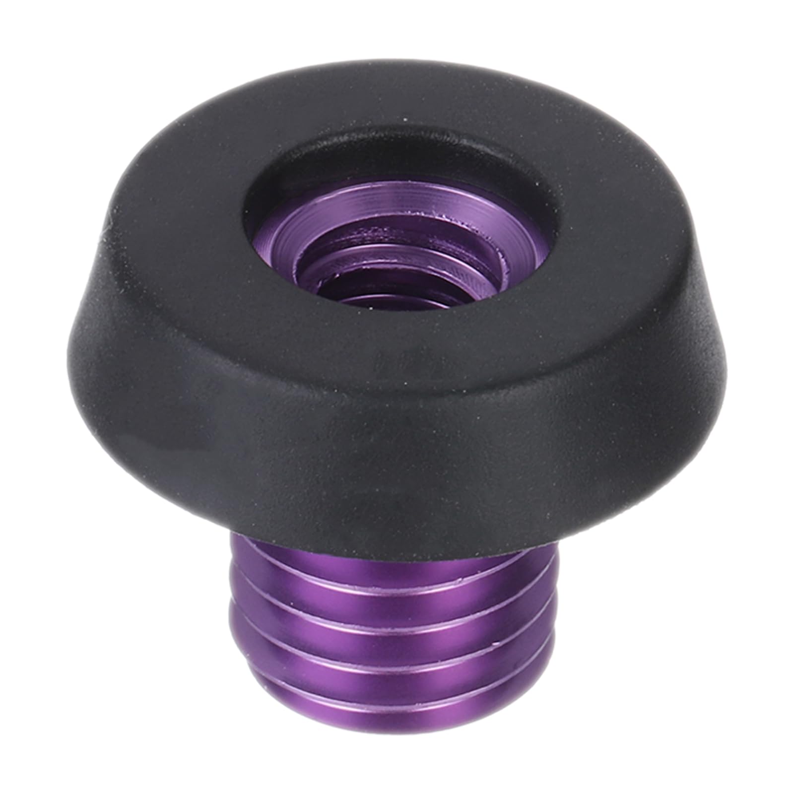 PATIKIL 0.53" Billiard Cue Bottom Cover, 1 Pack Billiard Cue Rubber Plug Billiard Cue Bottom Protection Pad for Billiard Cue Stick, Purple