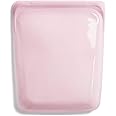 Stasher Platinum Silicone Food Grade Reusable Storage Bag, Rose Quartz (1/2 Gallon) | Reduce Single-Use Plastic | Cook, Store, Sous Vide, or Freeze | Leakproof, Dishwasher-Safe, Eco-friendly | 64 Oz
