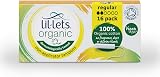 Lil-Lets Organic Non-Applicator Tampons Regular 16 Bodily Care</br> view 2