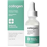Collagen Peptide Serum for Face, Daily Firming, Lifting and Wrinkle Reducing Facial Serum with Marine Derived Collagen and Hyaluronic Acid 1 oz
