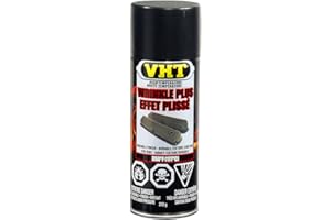 VHT CSP201000 Wrinkle Plus Coating, Black, Flat, 11 ounces, 1 (Non-Carb Compliant)