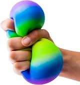 Gifton Rainbow DNA Stress Ball Fidget Toy ADHD Anxiety Relief Novelty Gift Kids view 4