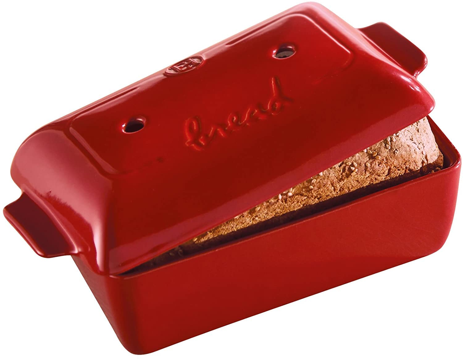 Emile Henry Bread Loaf Baker, Burgundy