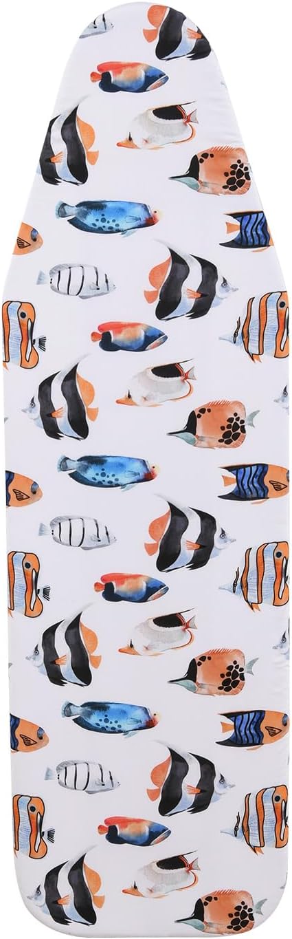 Sherwood Ironing Board Cover 124x38cm 100% Cotton Sea Fishes
