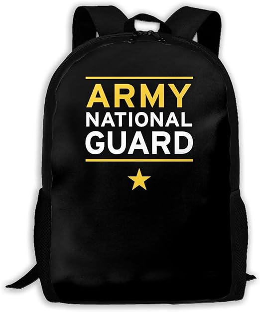 huatongxin Army National Guard Man Woman Fashion Backpack Men Women Fashion Canvas 3D Print