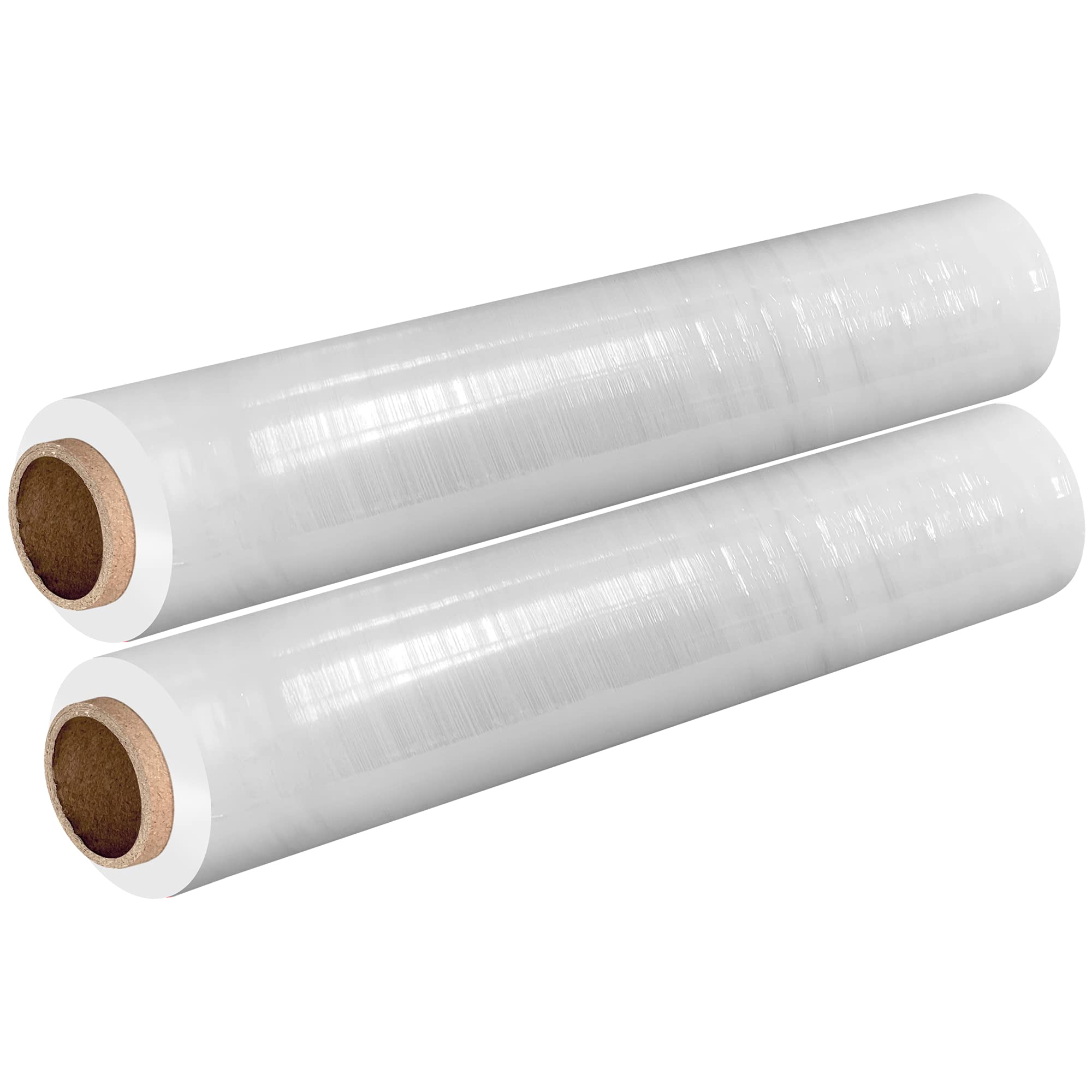 Multi Use Strong Pallet Wrap Cling Film, 2x YUNJU Tear Resistant Water & Moisture Proof Pallet Stretch Shrink Wrap for Moving House Furniture Wrap Packaging 400 x 250m