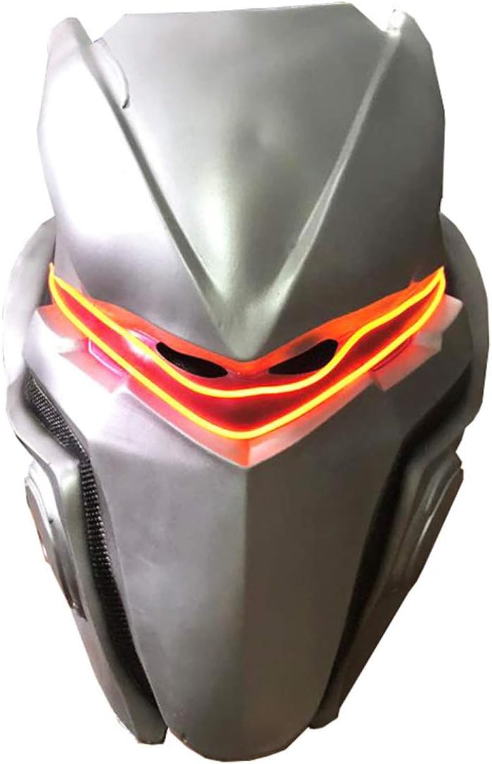 hcoser Omega Mask LED Helmet with Led Halloween Cosplay Party Props