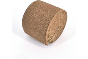 EQARP 1 Roll Flat Elastic Cord 1.5-Inch Wide by 3-Yard Double-Side Twill Elastic Band(#14 Coffee)