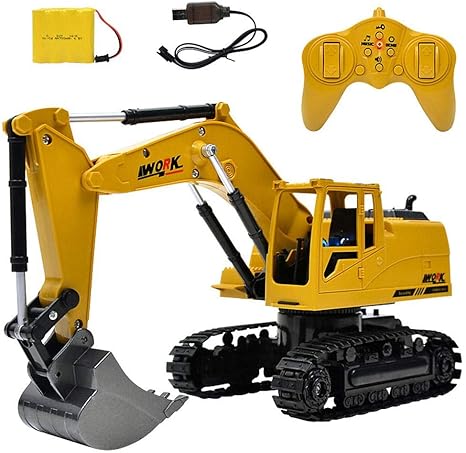 diecast remote control excavator